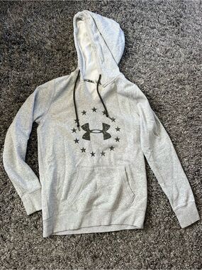 Under Armour Women's Freedom Fav Fleece Logo Hoodie Size Small